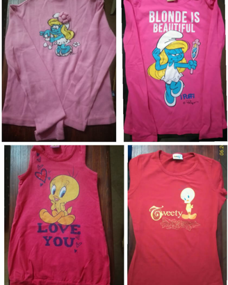 Magliette, camicia, felpa varie marche originali