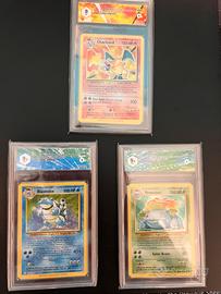 Carte pokemon - charizard blastoise venusaur