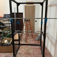 Rack per sollevamento pesi regolabile