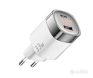 Caricabatteria Carica veloce USB 33Watt