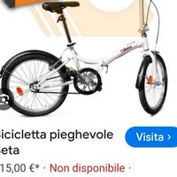 bicicletta pieghevole 