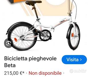 bicicletta pieghevole 