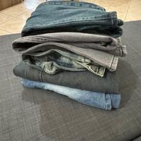 5 paia di jeans baggy