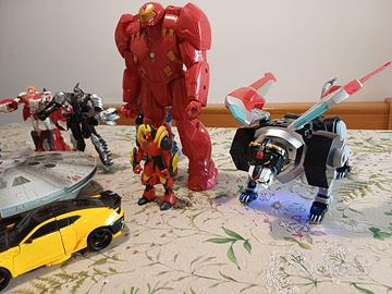 Set di IronMan, Transformers, Star Wars, Voltron