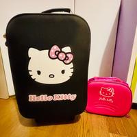 Trolley Camomilla e beauty case Hello Kitty