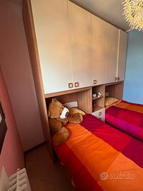 Cameretta a  ponte con 2 letti