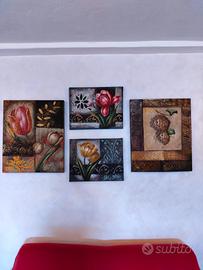 Set 4 quadri 