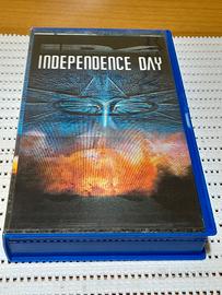 VIDEOCASSETTA VHS INDIPENDENCE DAY CON CARTOL. 3D