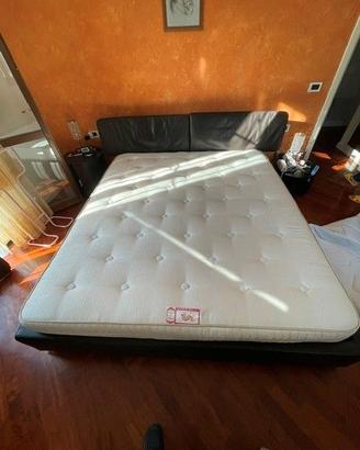 Letto in pelle Molteni