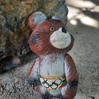 Orsetto Misha pvc mascotte '80 olimpiadi