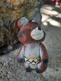 Orsetto Misha pvc mascotte '80 olimpiadi