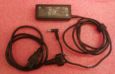 Alimentatore originale HP 45W 4,5*3,0 pin blu cavo