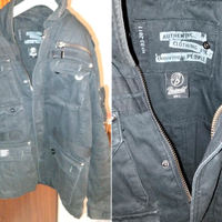 Giaccone invernale color blu scuro