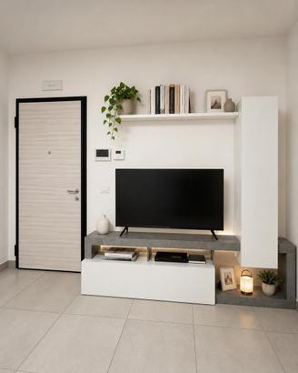 Parete attrezzata moderna porta TV