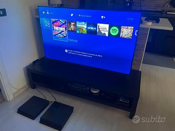sony playstation ps4 slim + ps4 + controller