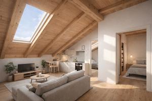 PERGINE CENTRO: Luminoso Bilocale con Ascensore