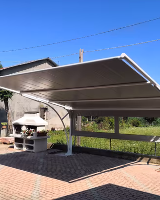 Tettoia con struttura certificata mt. 5x5