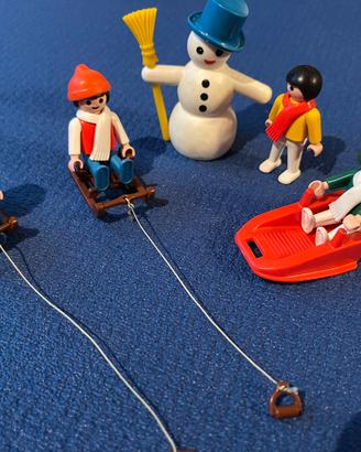 Playmobil vintage anni 80 - giochi neve