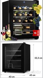 Cantinetta vino Klarstein shiraz - 16 bottiglie