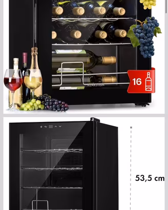 Cantinetta vino Klarstein shiraz - 16 bottiglie