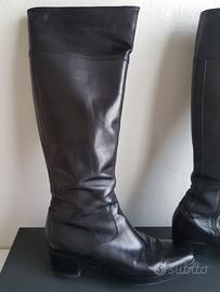 Stivali Balenciaga Pelle Nera Donna