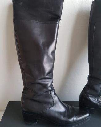 Stivali Balenciaga Pelle Nera Donna