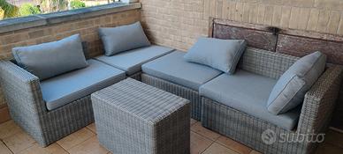 set poltrone giardino e terrazzo