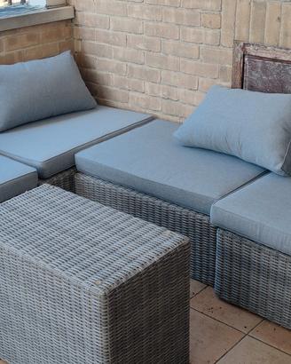 set poltrone giardino e terrazzo