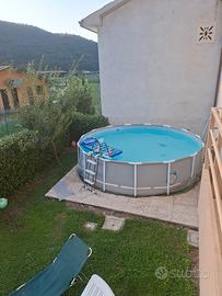 piscina fuori terra con filtro sabbia