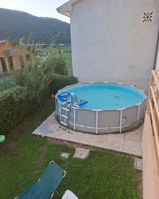 piscina fuori terra con filtro sabbia