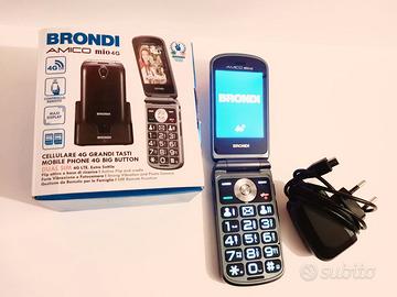 Telefono Cellulare Brondi Amio mio 4G a conchiglia