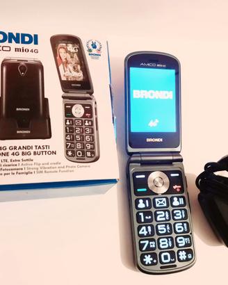 Telefono Cellulare Brondi Amio mio 4G a conchiglia