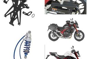 Honda Cb 750 Hornet scarico valigie pedane puntale