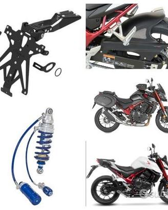 Honda Cb 750 Hornet scarico valigie pedane puntale