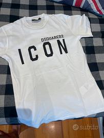 Maglia bianca DSQUARED2 ICON