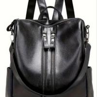 Zaino donna, in pelle PU, capiente, nuovo.