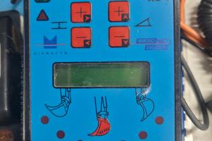 Impianto laser per escavatore