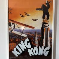Poster king kong con cornice