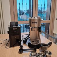 Macchina da caffè De Longhi Dedica  + Macinacaffè 