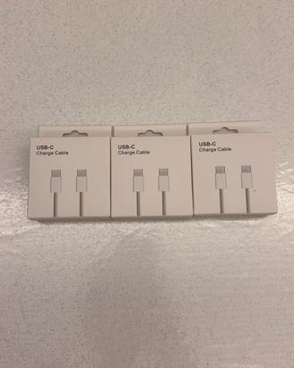 Lotto 3 Cavi USB-C a USB-C 1m Intrecciati 60w Nuov