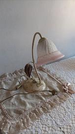 Lampada da tavolo stile shabby chic / provenzale