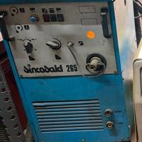 Saldatrice a filo con torcia e cavo massa