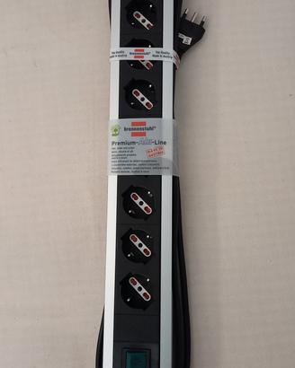 Multipresa Brennenstuhl Alu 8 prese cavo 3 mt 