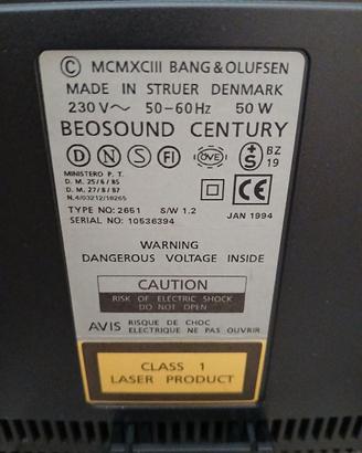 Bang&Olufsen Beosound Century