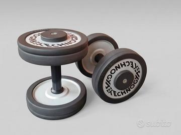 Coppia Manubri Technogym 12kg 