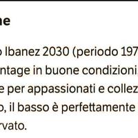 BASSO IBANEZ  2030 ANNI 70 Japan