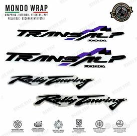 Adesivi compatibili con moto TRANSALP 650 2001