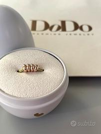 Dodo set 4 rondelle placcate oro rosa nuove