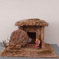 Sepolcro per presepe pasquale. 