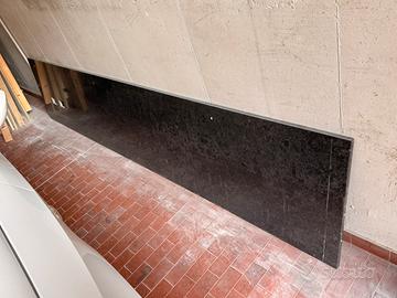 piani e schienali in okite nero cucina